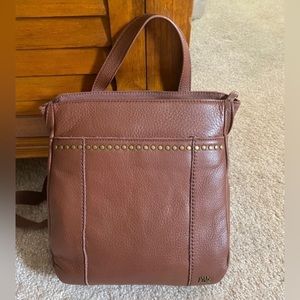 New The Sak Calabasas Backpack Purse brown leather studded